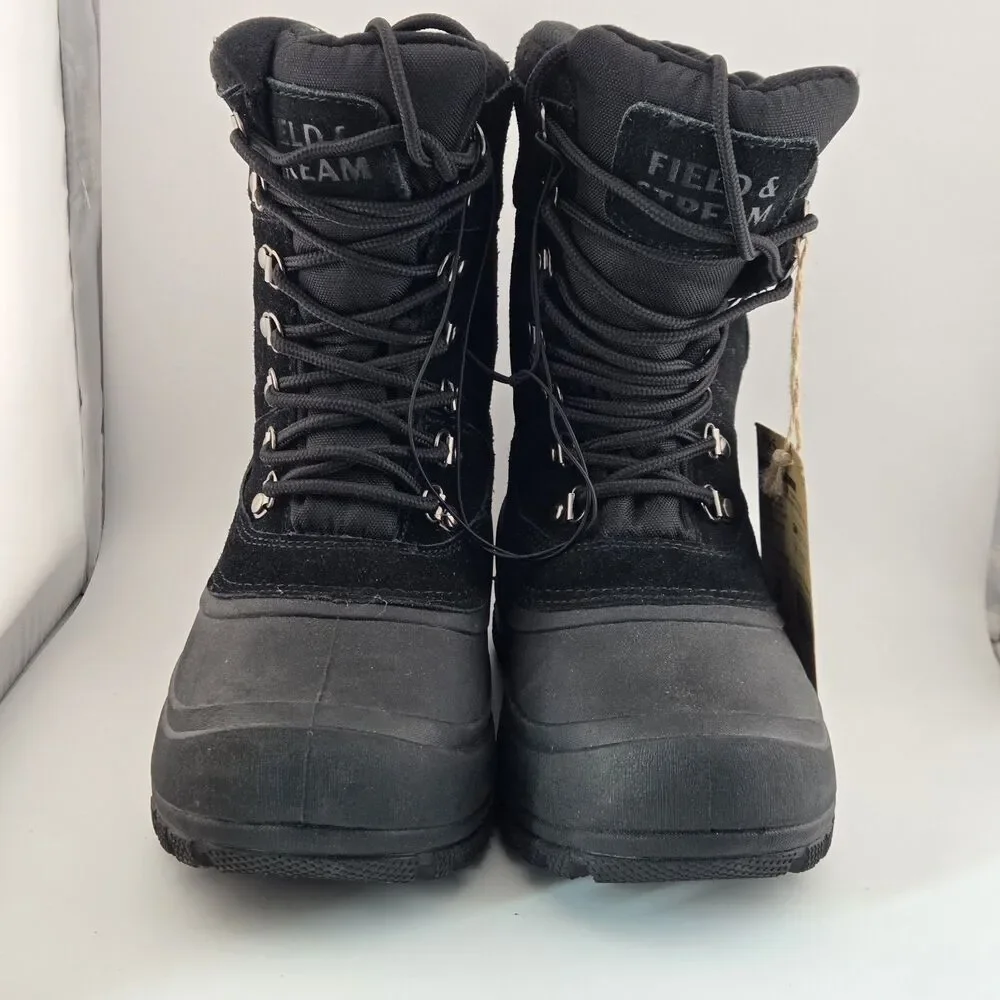 Field & Stream 200g 3M Thinsulate Water Resistant Pac Boots youth sz 3 black NWT